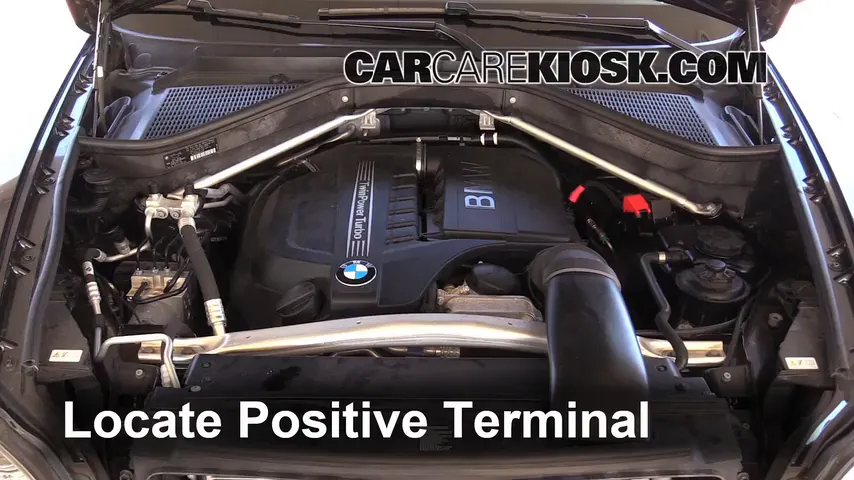 2013 BMW X5 xDrive35i 3.0L 6 Cyl. Turbo Battery Jumpstart